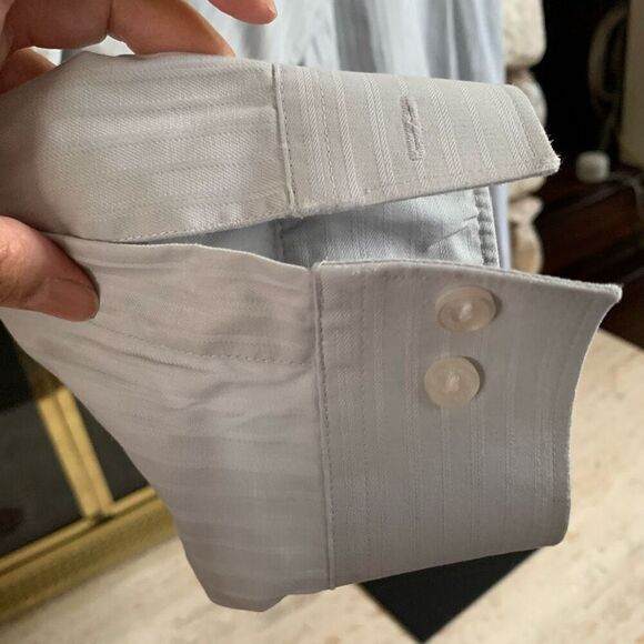 Kenneth cole reation Mens button down long sleeve shirt - Picture 3 of 8